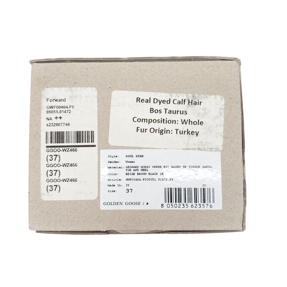 GOLDEN GOOSE Soul Star in Leopard Print Pony 37 - Picture 12 of 12